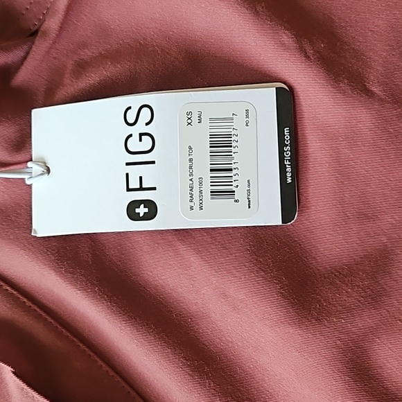 Figs Rafaela top mauve - Picture 2 of 2